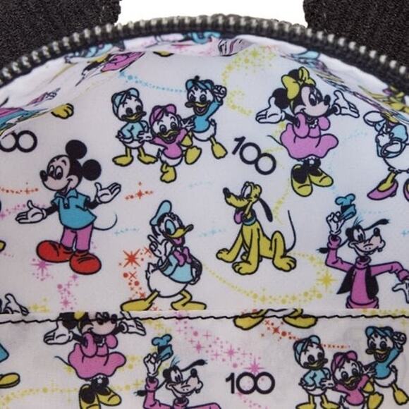 Disney100 Mickey Mouse Classic Corduroy Convertible Backpack & Crossbody - Picture 7 of 7